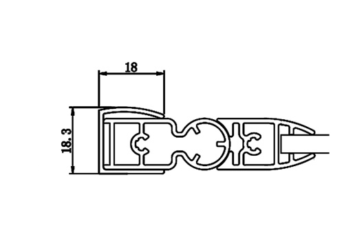 Душевая шторка на ванну Aquatek ДЕЛЬТА AQ DEL SBA 10015CH 100х150 стекло прозрачное профиль хром ориентация универсальная - фото 5